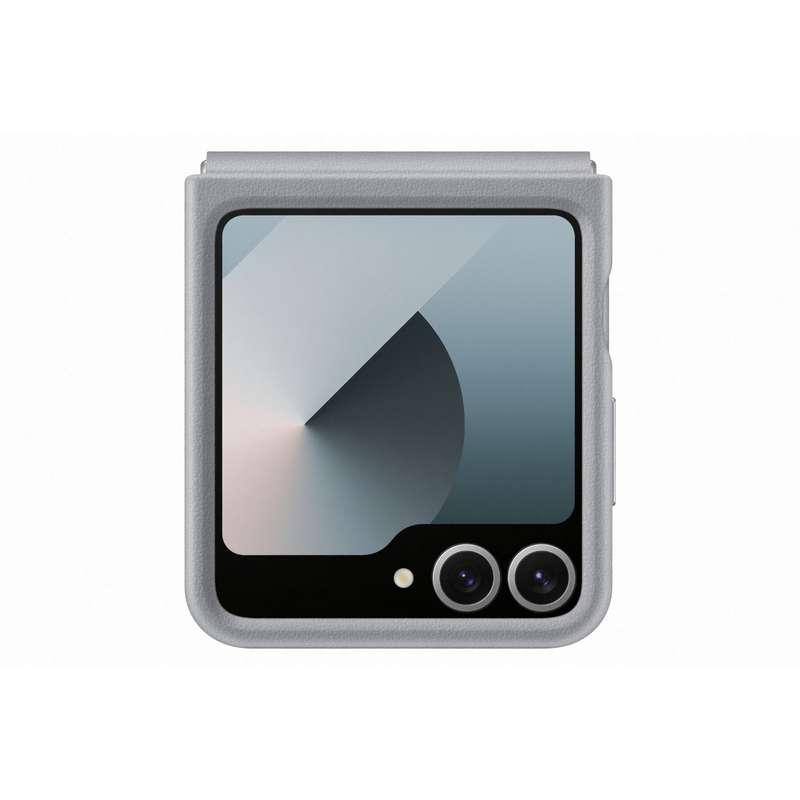 Samsung Galaxy Z Flip6 Vegan Leather Case - Grey