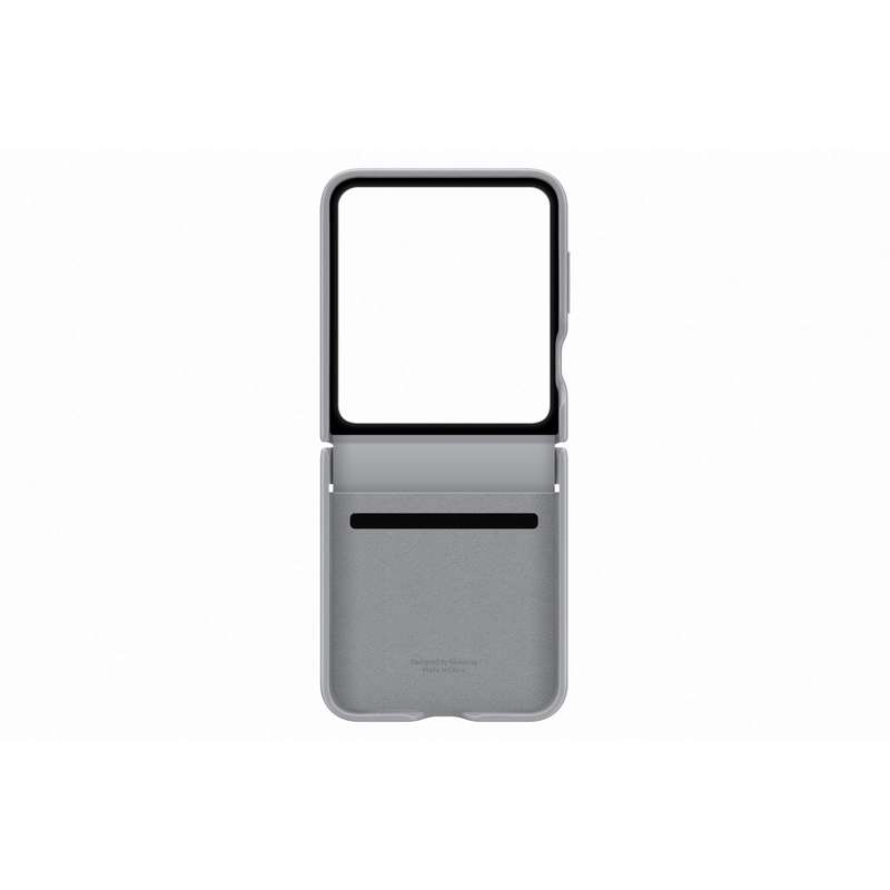 Samsung Galaxy Z Flip6 Vegan Leather Case - Grey