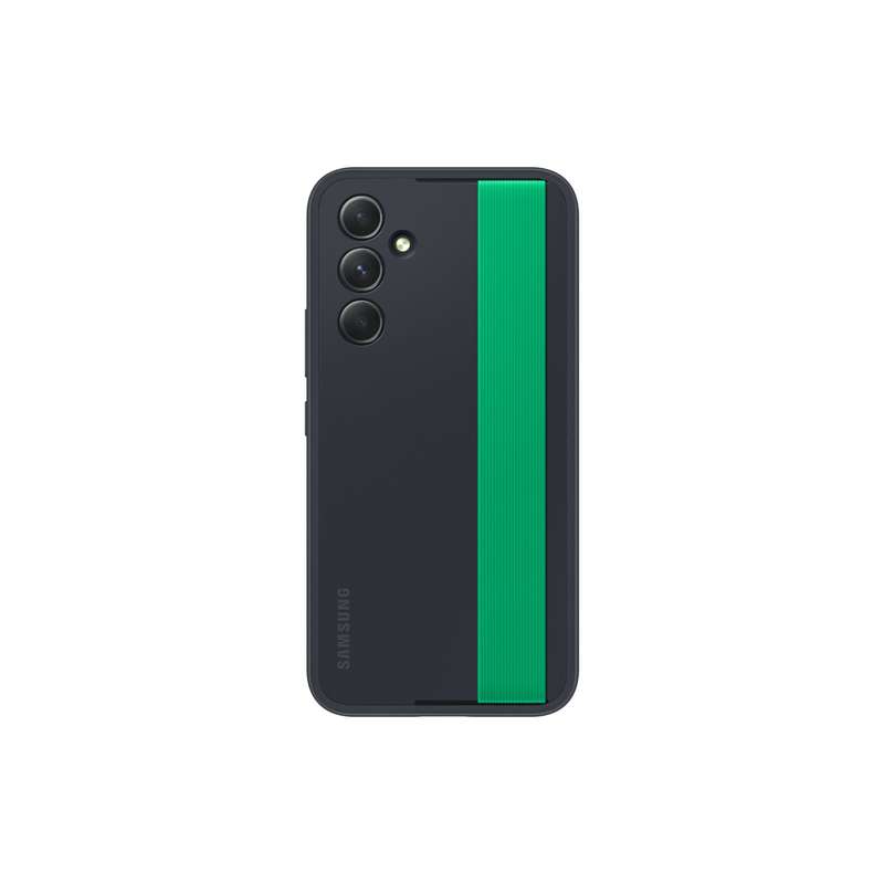 Samsung Galaxy A54 5G Silicone Case With Strap - Black