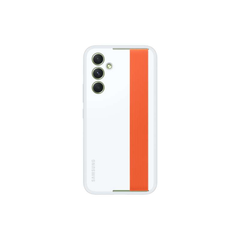 Samsung Galaxy A54 5G Silicone Case With Strap  White