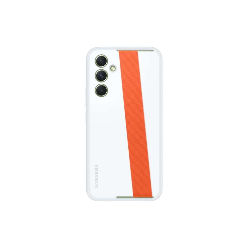 Samsung Galaxy A54 5G Silicone Case With Strap  White