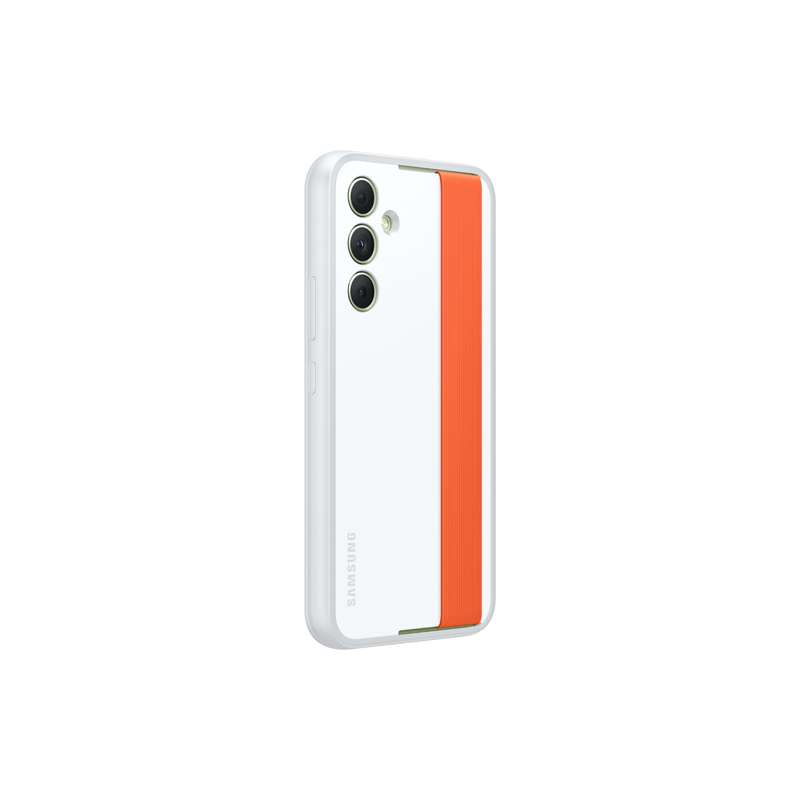 Samsung Galaxy A54 5G Silicone Case With Strap  White
