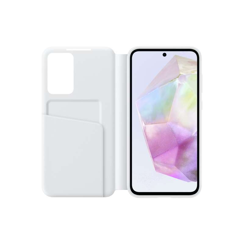 Samsung Galaxy A35 5G S View Wallet Case - White