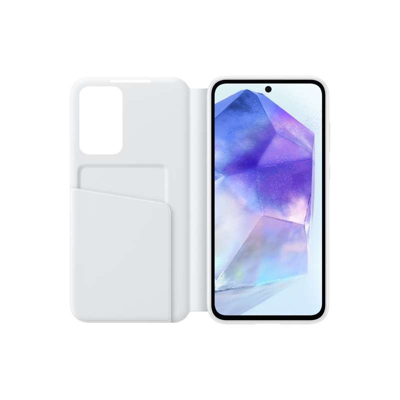 Samsung Galaxy A55 5G S View Wallet Case - White