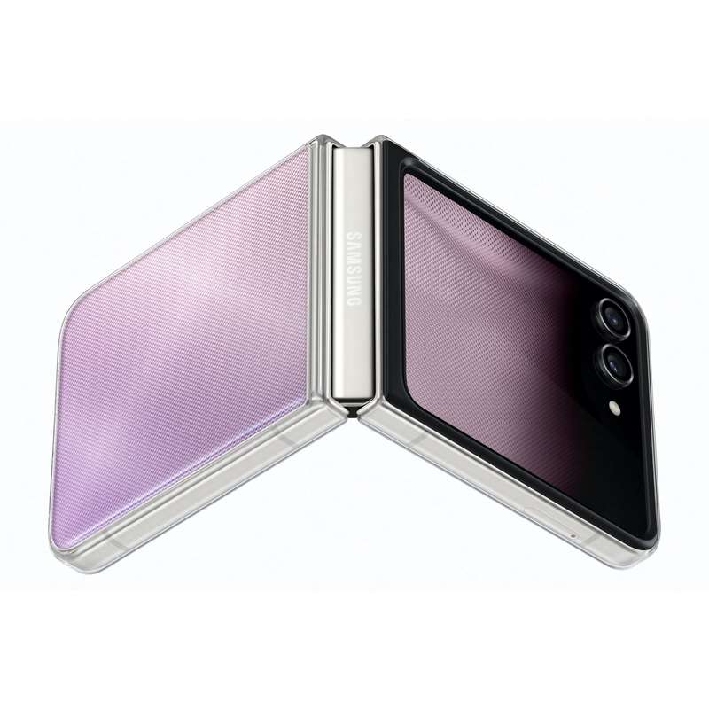Samsung Galaxy Z Flip5 Case - Official Samsung Flipsuit Case - Clear