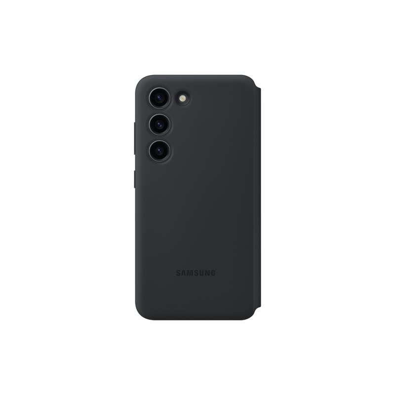 Samsung Galaxy S23 Case - Official Samsung S View Wallet Cover - Black