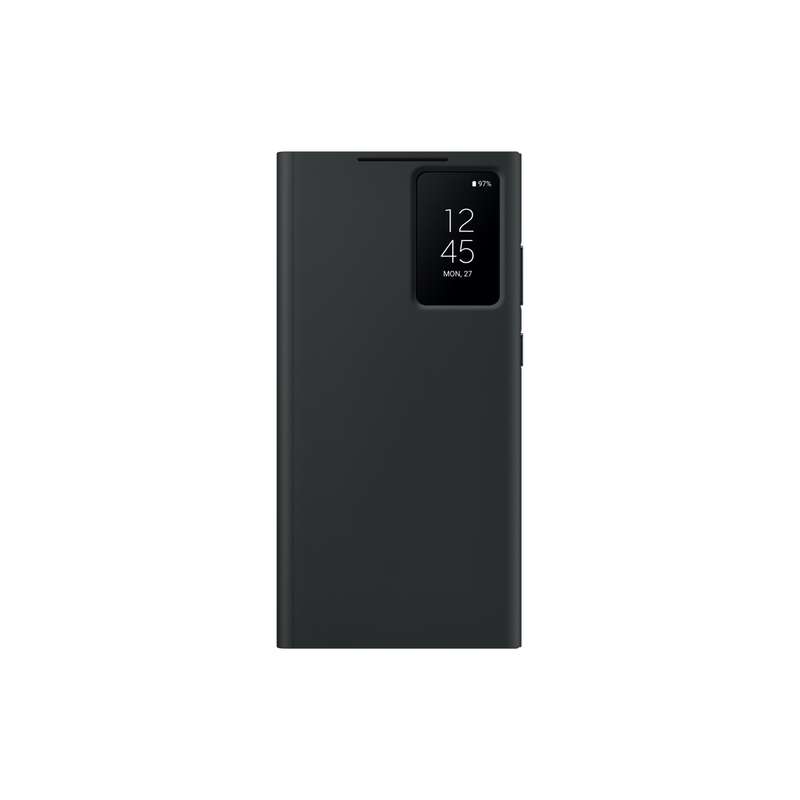 Original Samsung Galaxy S23 Ultra Smart View Flip Phone Cover Black