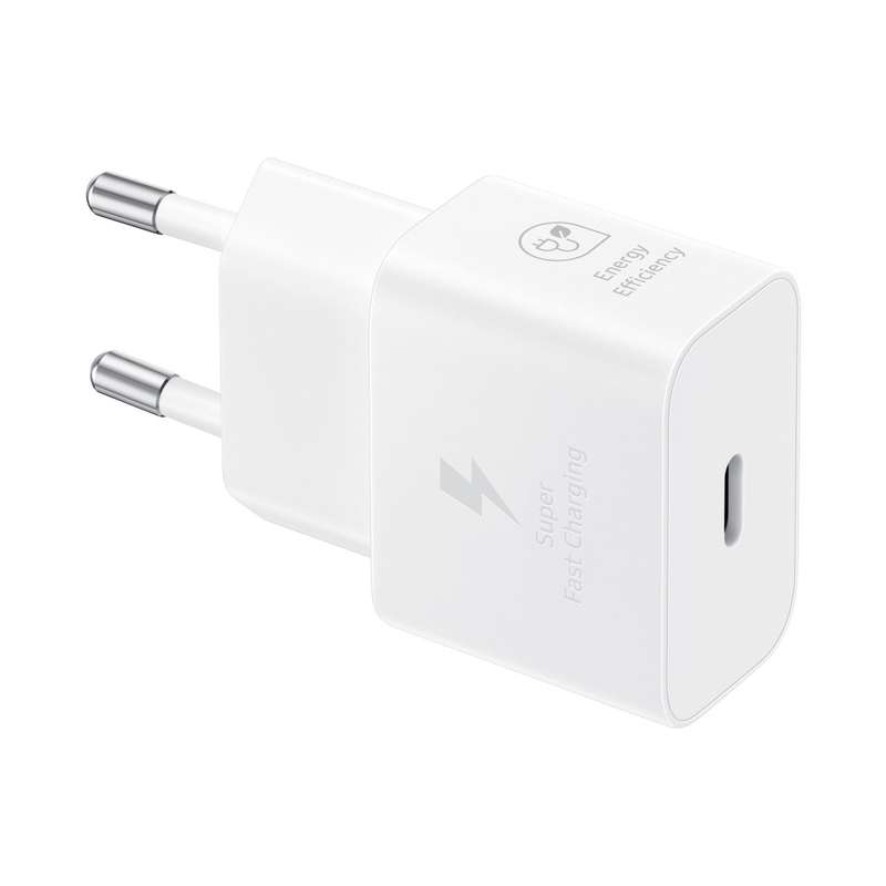 Samsung 25W GaN Fast Wall Charger with TypeC Cable  White