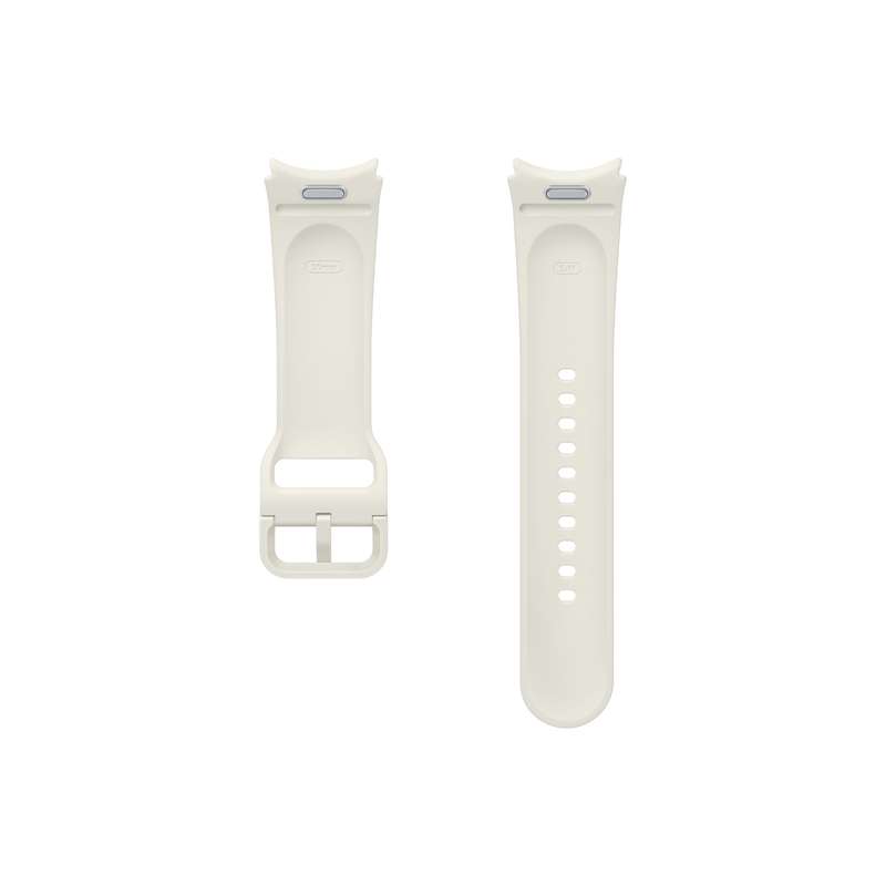 Samsung Galaxy Watch 6 / 5 / 4 Cream Sport Band Watch Strap (S / M)