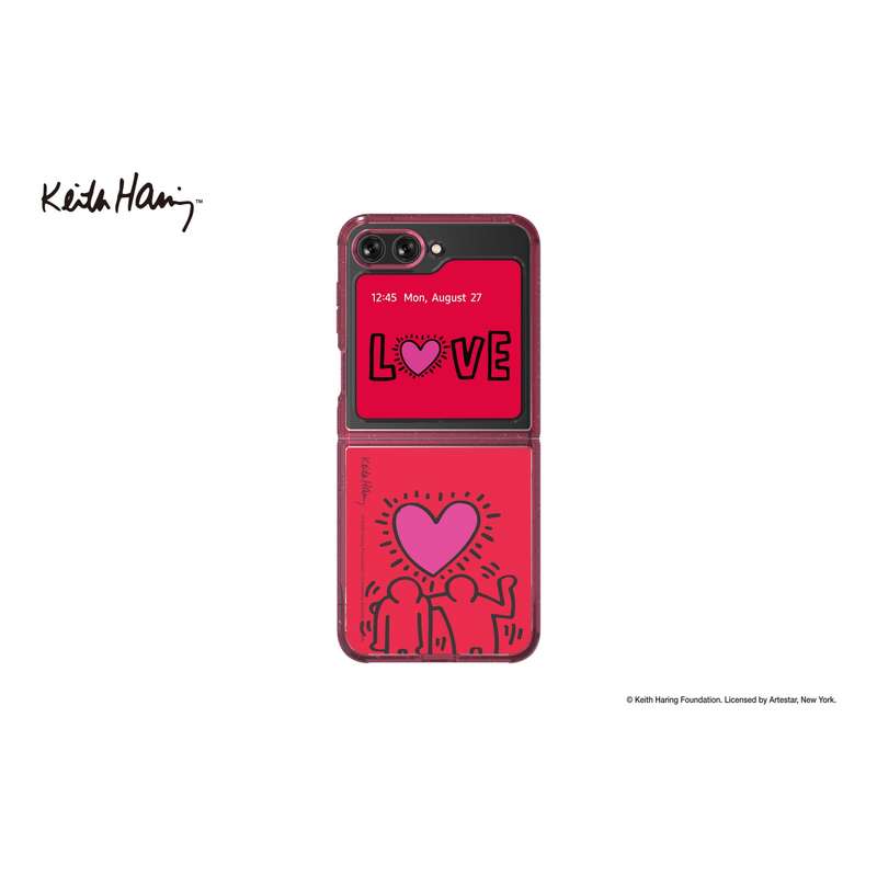 Samsung Galaxy Z Flip5 Eco-Friends Keith Haring - Love Case