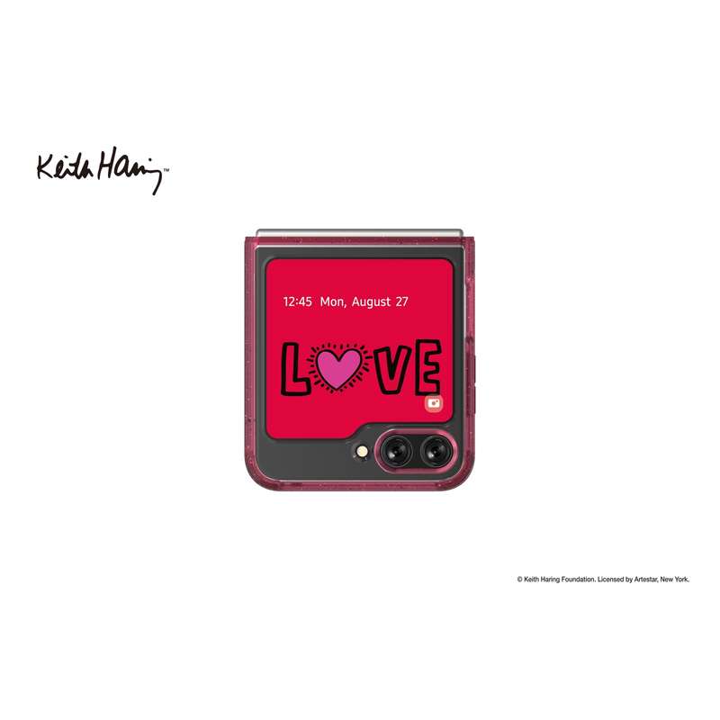 Samsung Galaxy Z Flip5 Eco-Friends Keith Haring - Love Case