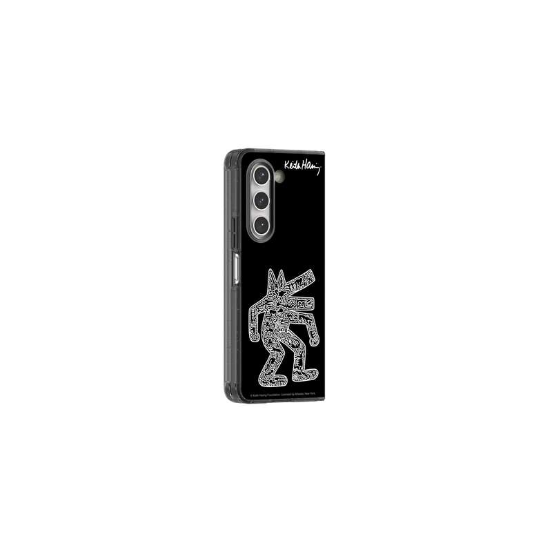 Samsung Galaxy Z Flip5 Eco-Friends Keith Haring Case - Black