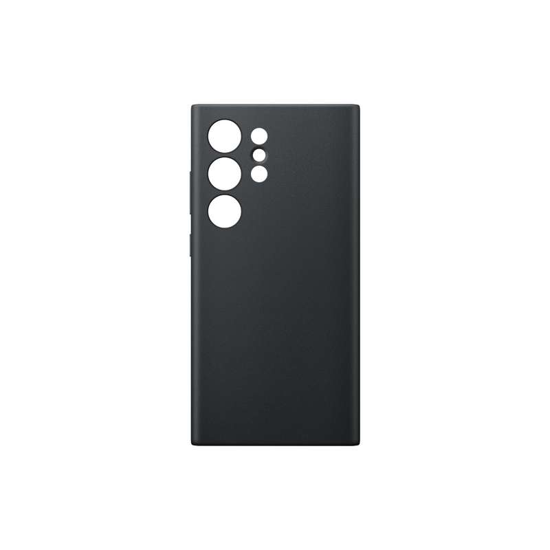 Samsung Galaxy S24 Ultra Vegan Leather Case - Black