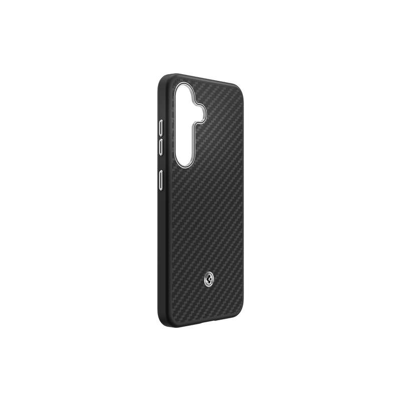 Samsung Galaxy S25+ Enzo Aramid Case - Black Silver