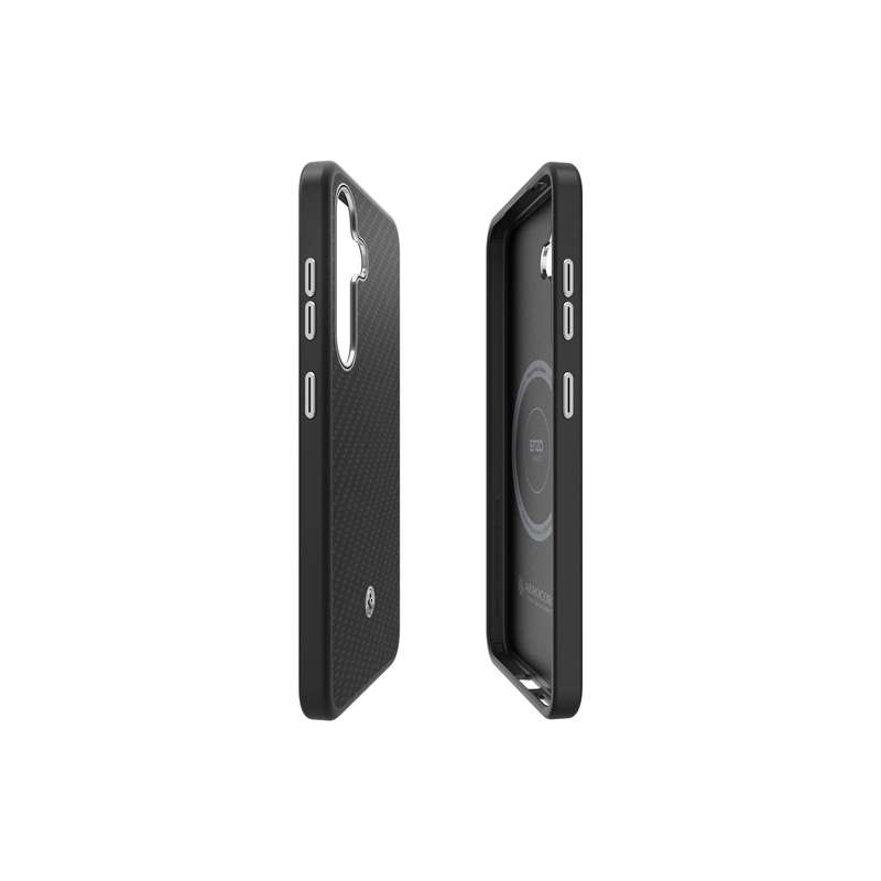 Samsung Galaxy S25+ Enzo Aramid Case - Black Silver