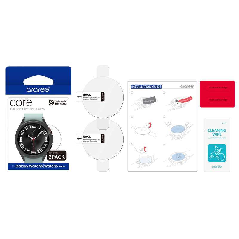 Samsung Galaxy Watch5/6 44mm Screen Protector  2-Pack