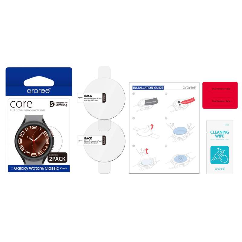 Samsung Galaxy Watch6 Classic 47mm Screen Protector - 2-Pack