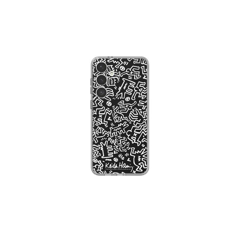 Samsung Galaxy S24+ SMAPP FlipSuit Phone Card Keith Haring Mono