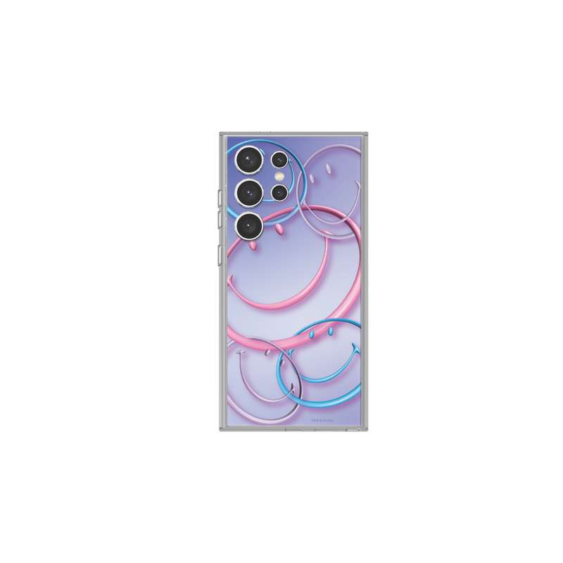 Samsung Galaxy S24 Ultra SMAPP FlipSuit Card  Smiley Ring