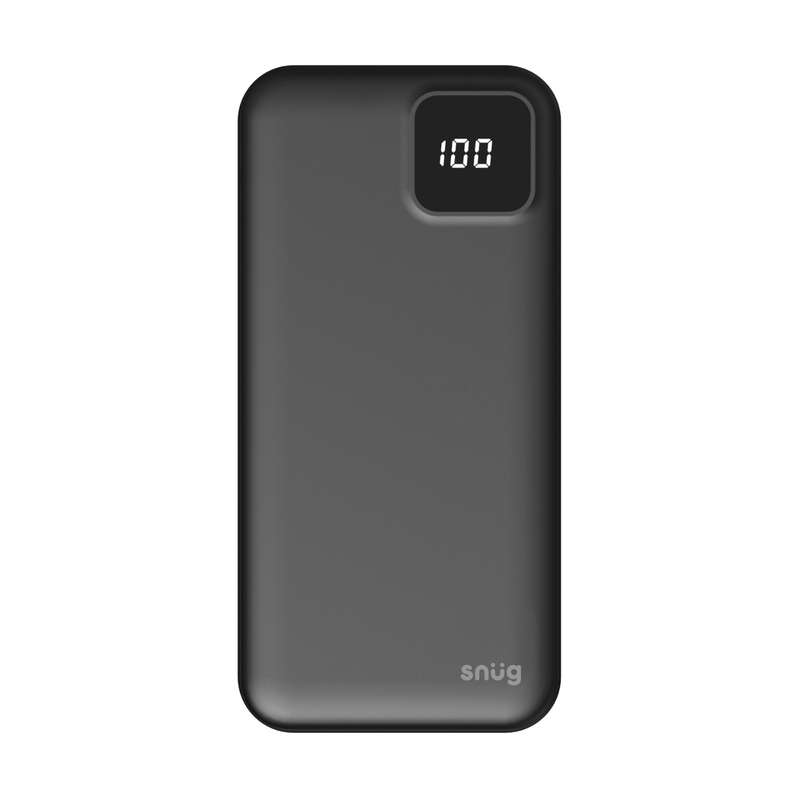 Snug Power Bank 10000mAh - with LED Indicator - Black