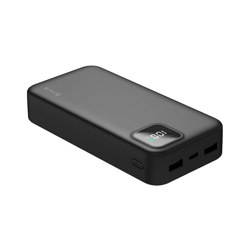 Snug 20W 20 000mAh Power Bank - Fast Charge Black