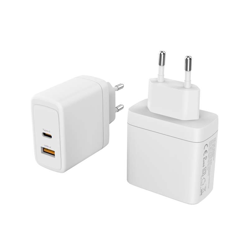 Snug 65W GaN Charger - 2 Port Fast Charger - White