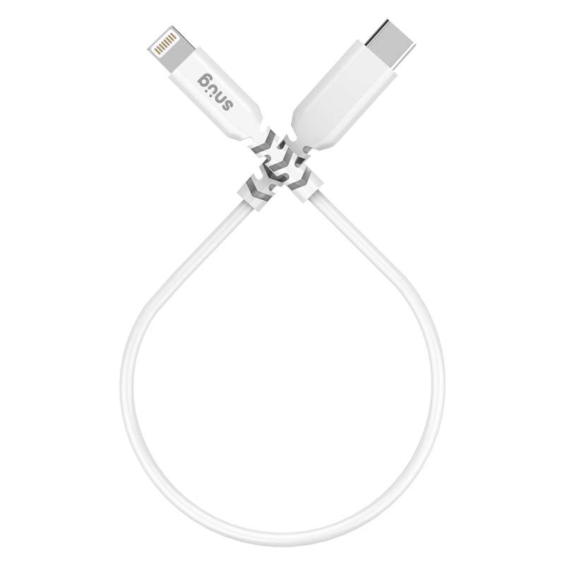 Snug 30W Type C To Lightning Cable - 25Cm White