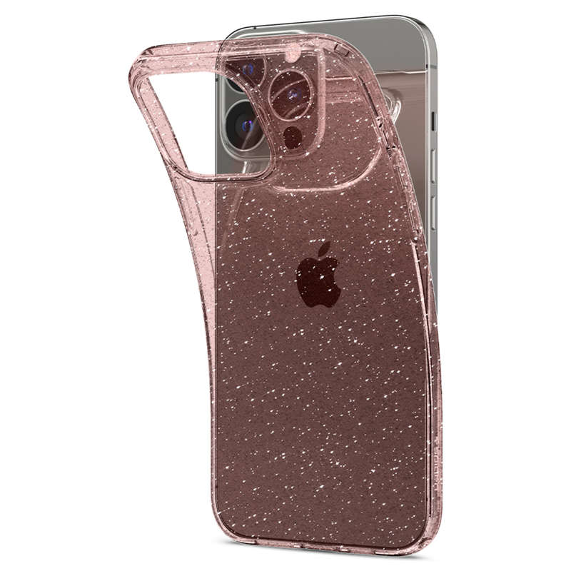 iPhone 13 Pro Case - Spigen Liquid Crystal Glitter Cover - Rose