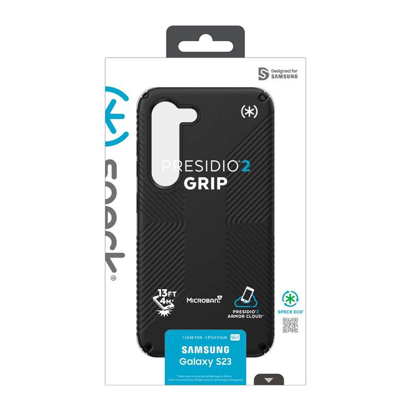 Samsung Galaxy S23 Speck Presidio2 Grip Case - Black
