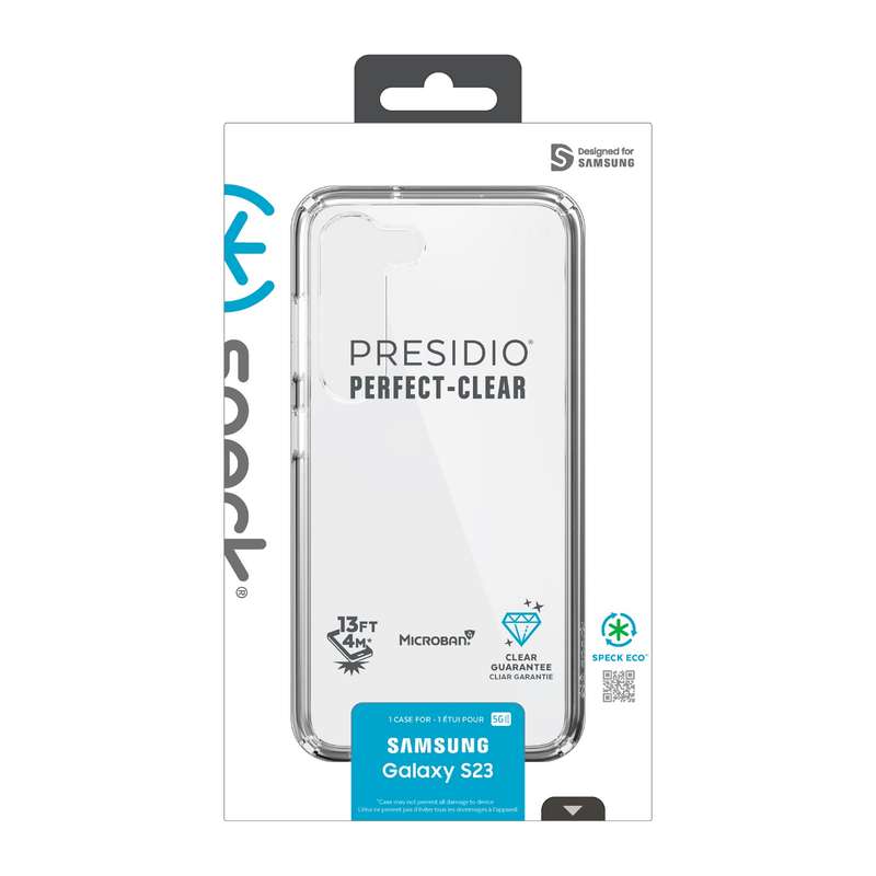 Samsung Galaxy S23 Speck Presidio Perfect Clear Case