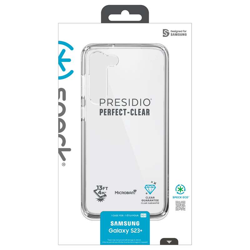 Samsung Galaxy S23+ Speck Presidio Perfect Clear Case