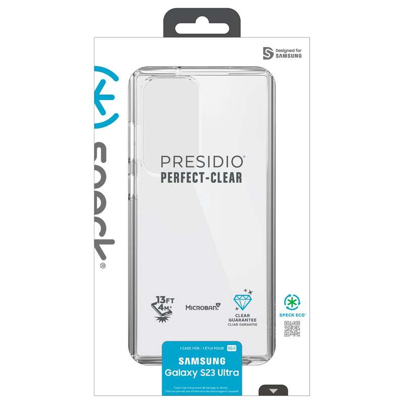 Samsung Galaxy S23 Ultra Speck Presidio Perfect Clear Case