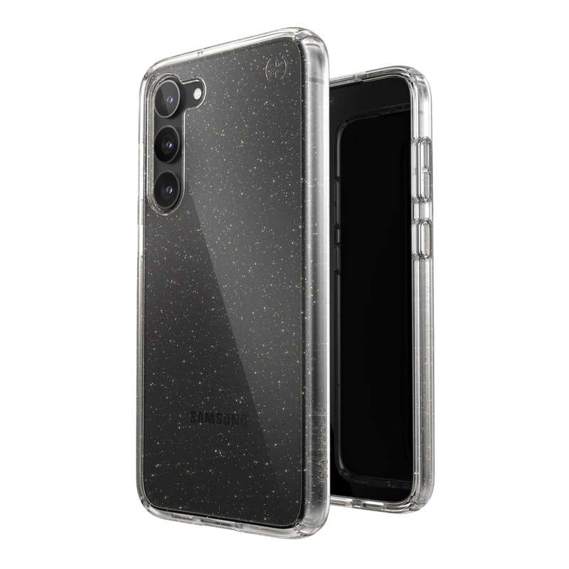 Samsung Galaxy S23+ Speck Presidio Perfect Clear Glitter Case