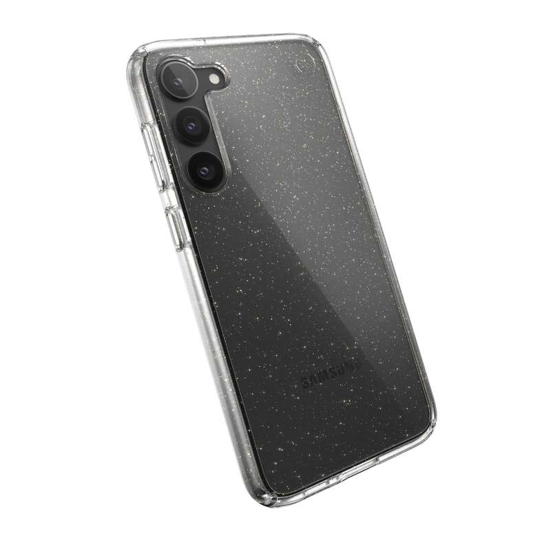 Samsung Galaxy S23+ Speck Presidio Perfect Clear Glitter Case