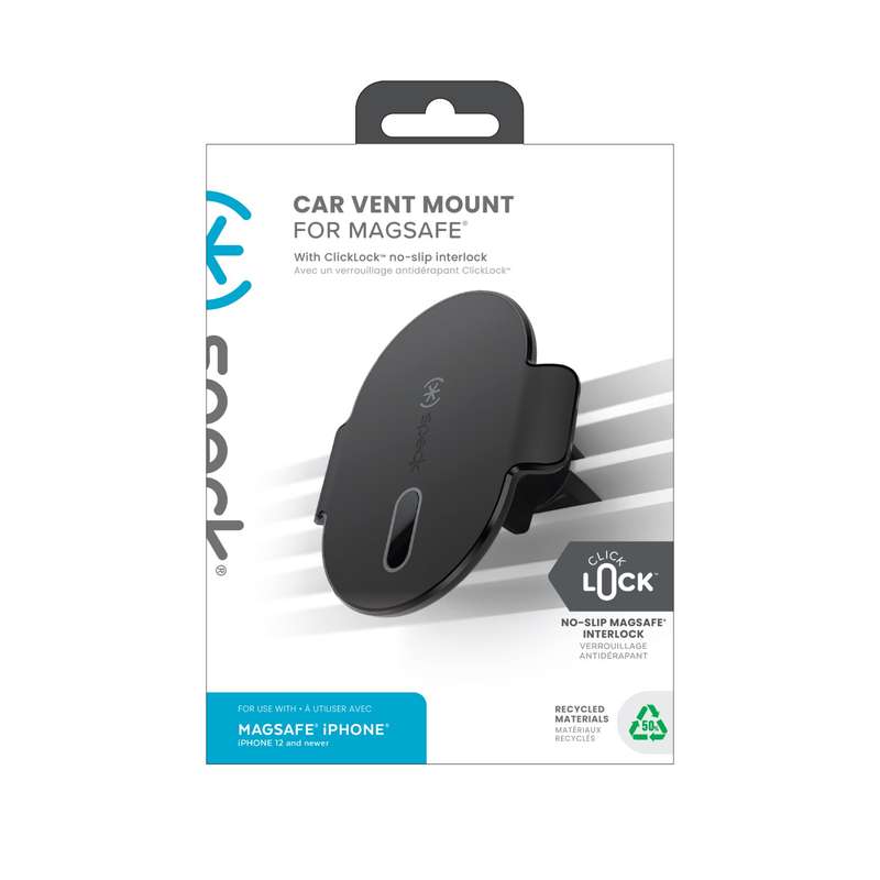 Speck Black Car Vent Mount MagSafe Phone Holder