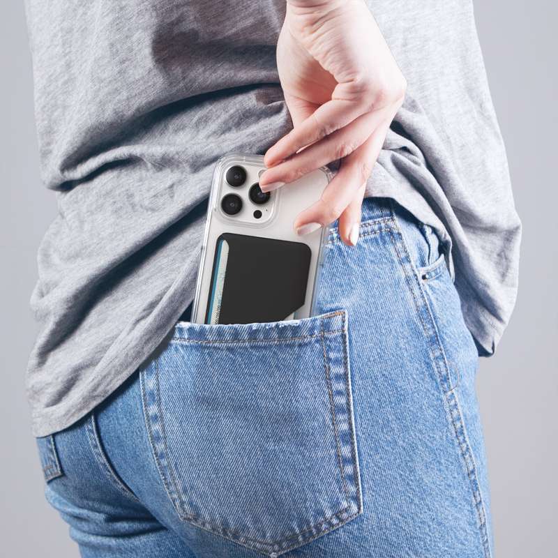 Black Speck MagSafe Wallet