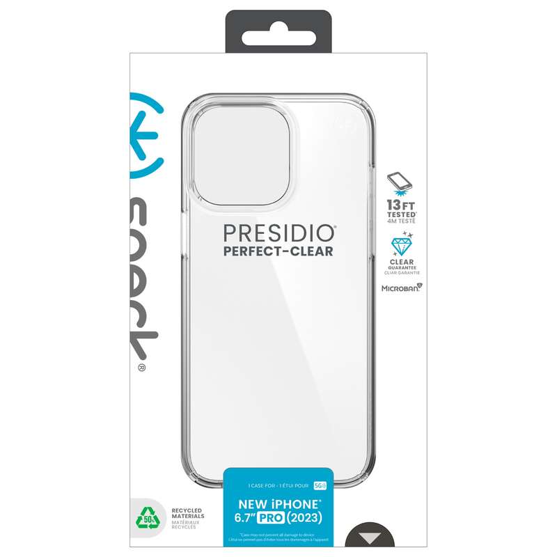 Apple iPhone 15 Pro Max Speck Presidio Perfect Clear Case
