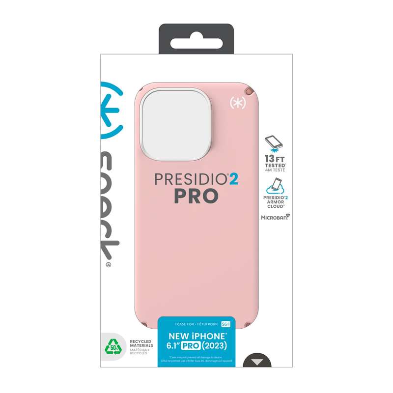 Apple iPhone 15 Pro Speck Presidio2 Pro Case - Pink