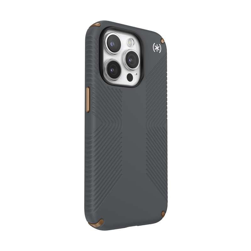 Apple iPhone 15 Pro Speck Presidio2 Grip Case - Grey