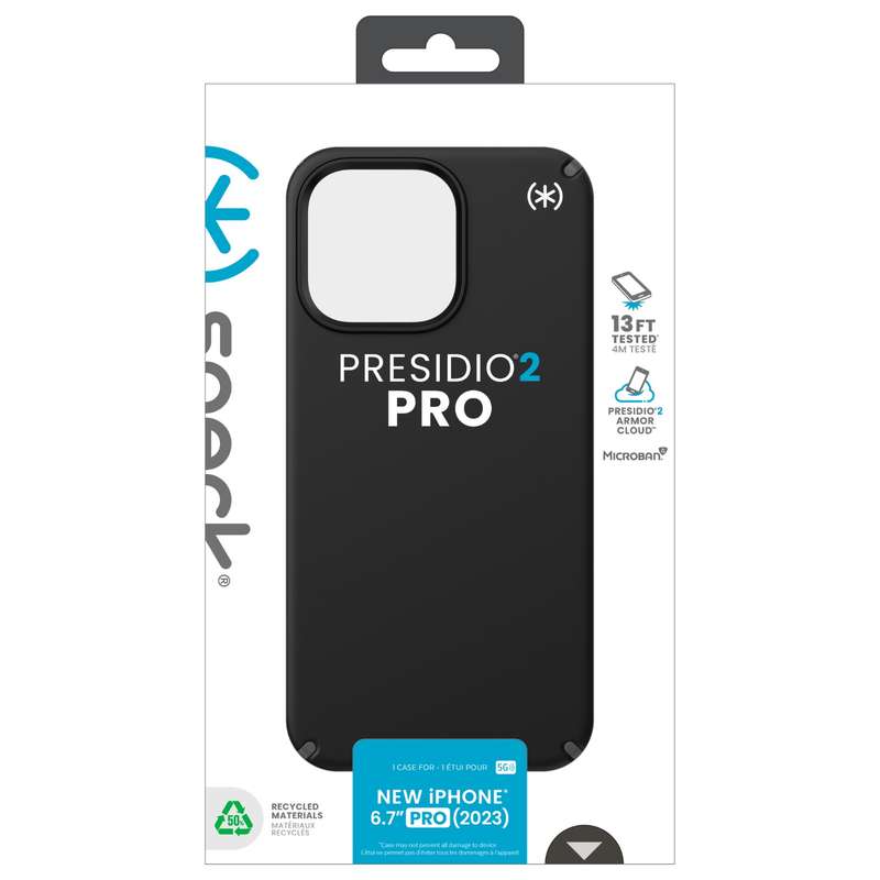 Apple iPhone 15 Pro Max Speck Presidio2 Pro Case - Black