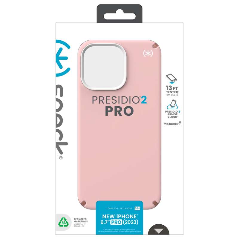 Apple iPhone 15 Pro Max Speck Presidio2 Pro Case - Pink