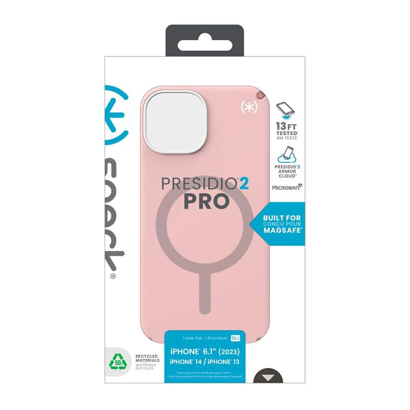Apple iPhone 15 Speck Presidio2 Pro MagSafe Case - Pink