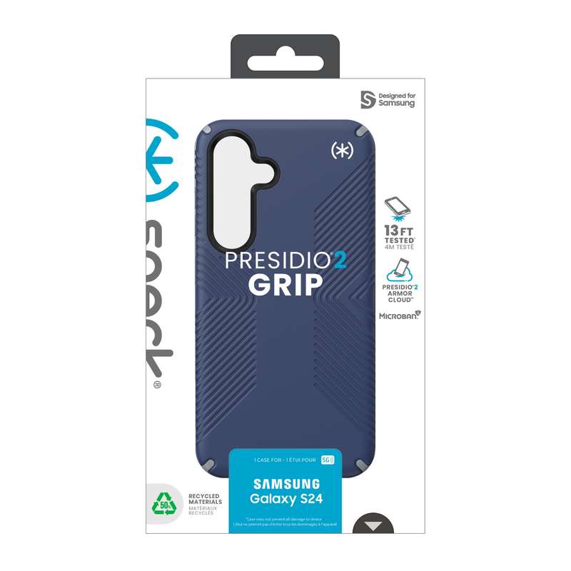 Samsung Galaxy S24 Speck Presidio2 Grip Case - Blue