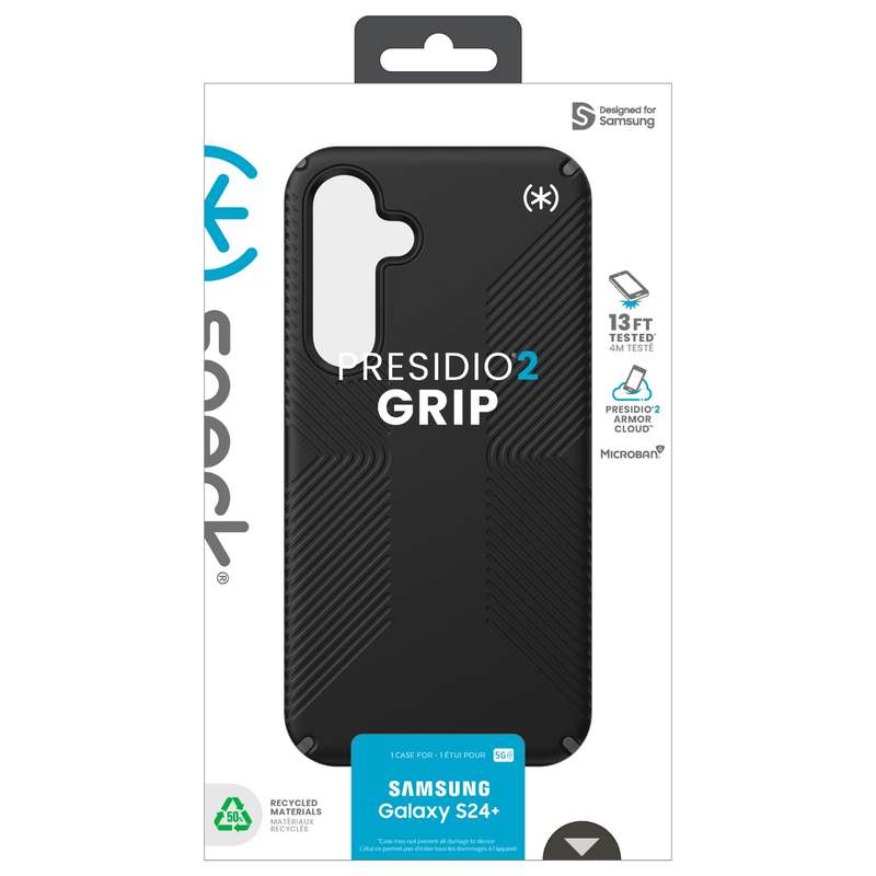 Samsung Galaxy S24+ Speck Presidio2 Grip Case - Black