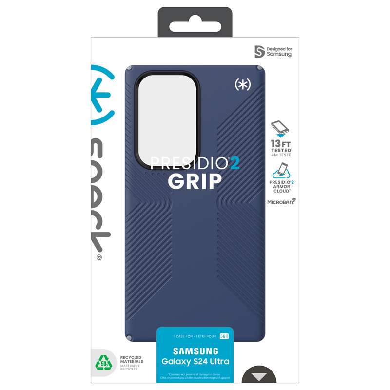 Samsung Galaxy S24 Ultra Speck Presidio2 Grip Case - Blue