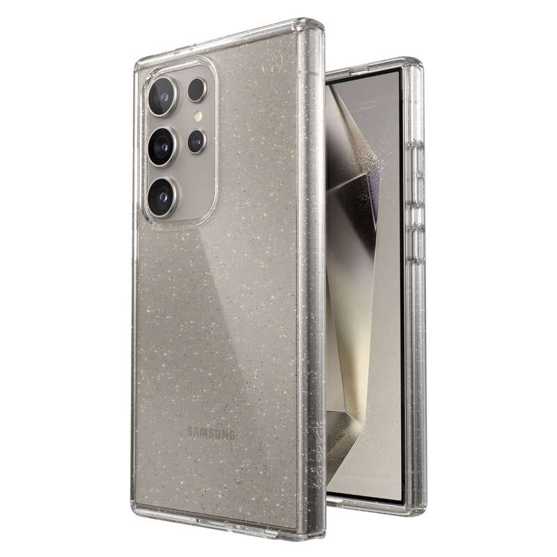 Samsung Galaxy S24 Ultra Speck Presidio Lux Glitter Case - Clear