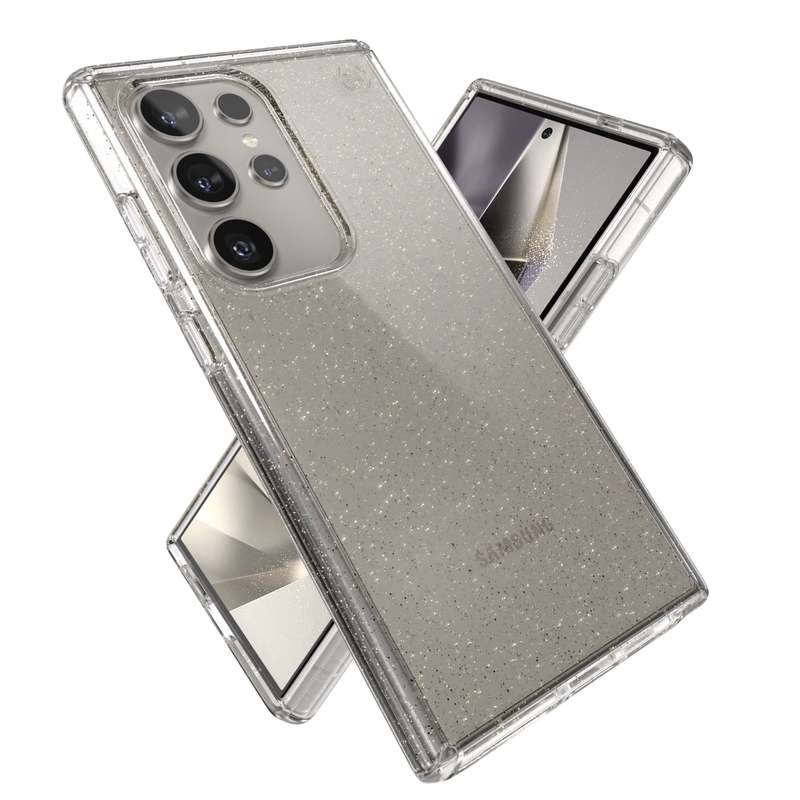 Samsung Galaxy S24 Ultra Speck Presidio Lux Glitter Case - Clear