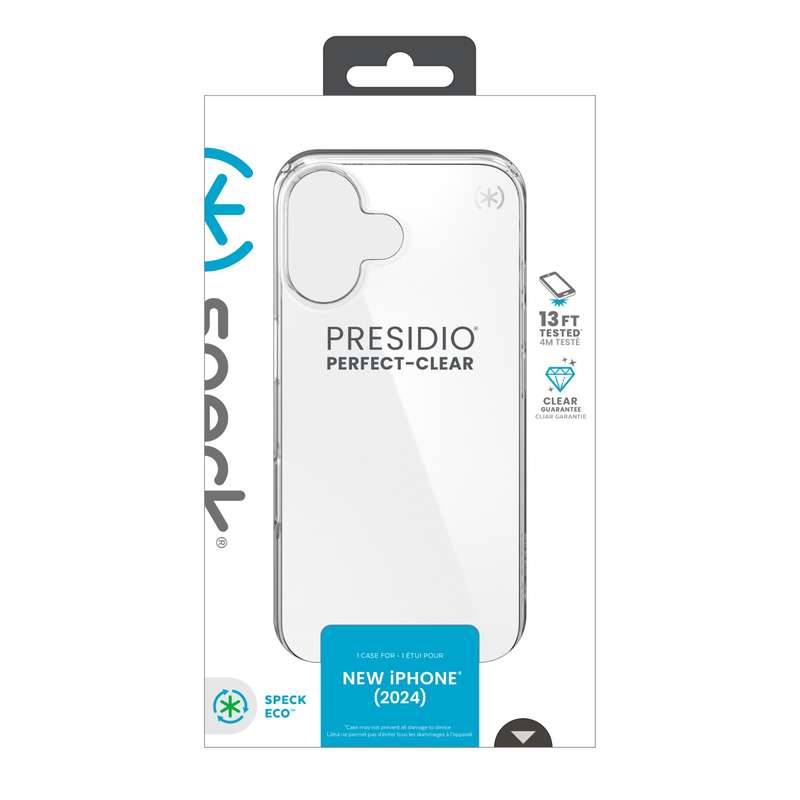 Apple iPhone 16 Speck Presidio Perfect Clear Case