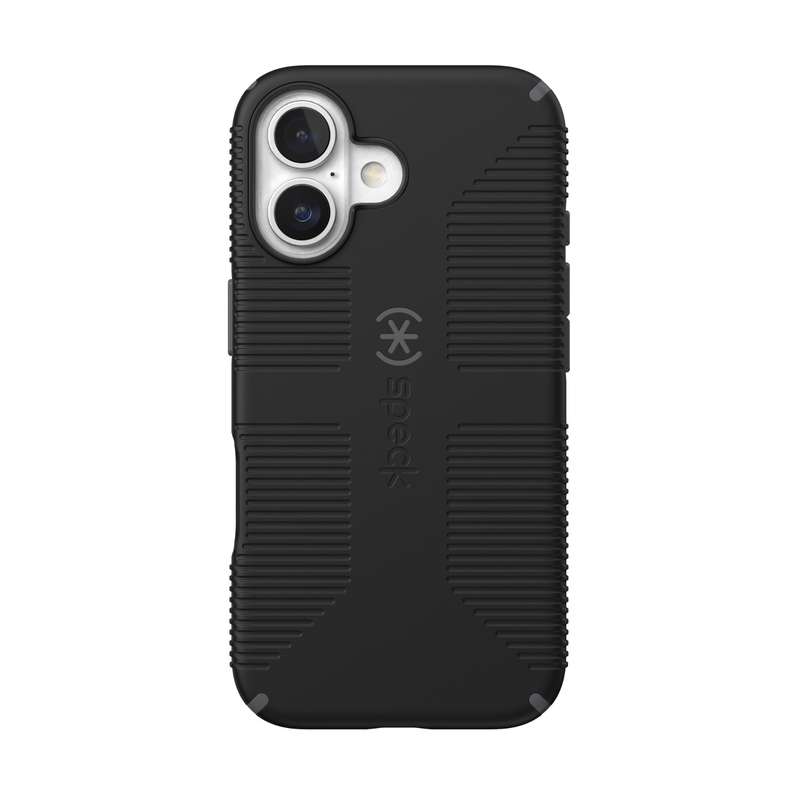 Apple iPhone 16 Speck Candyshell Grip MagSafe Case - Black