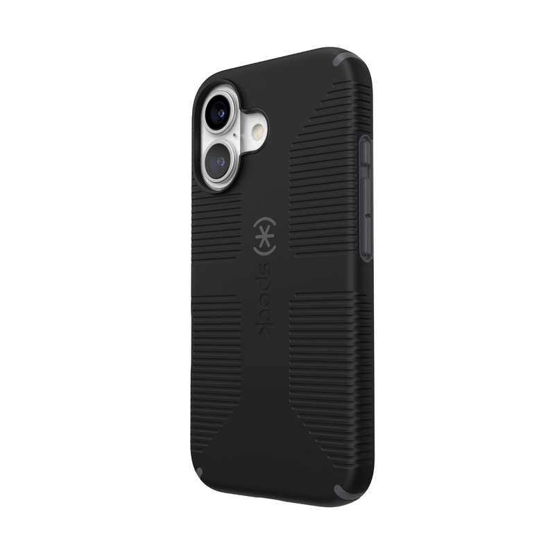 Apple iPhone 16 Speck Candyshell Grip MagSafe Case - Black